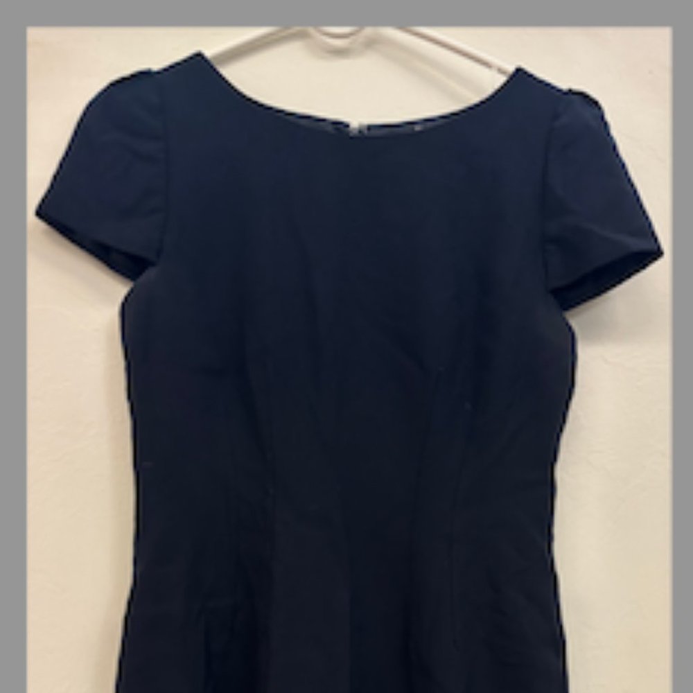 Elie Tahari Classic Wool Lined Black Dress Size 6